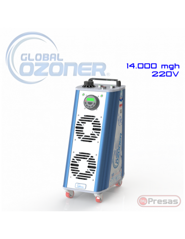 Generador de ozono MP-3000, ozonizador ligero, para uso de agua con  conexión de oxígeno opcional, hasta 3000 mg/h, con función de temporizador